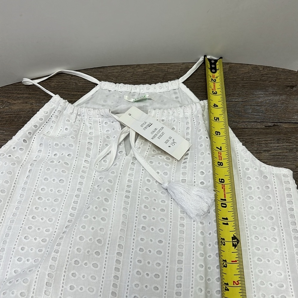 NWT Jade Melody Tam White Eyelet Dress XS - Picture 12 of 13